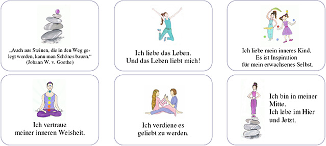 Affirmationskärtchen von I-pro-P